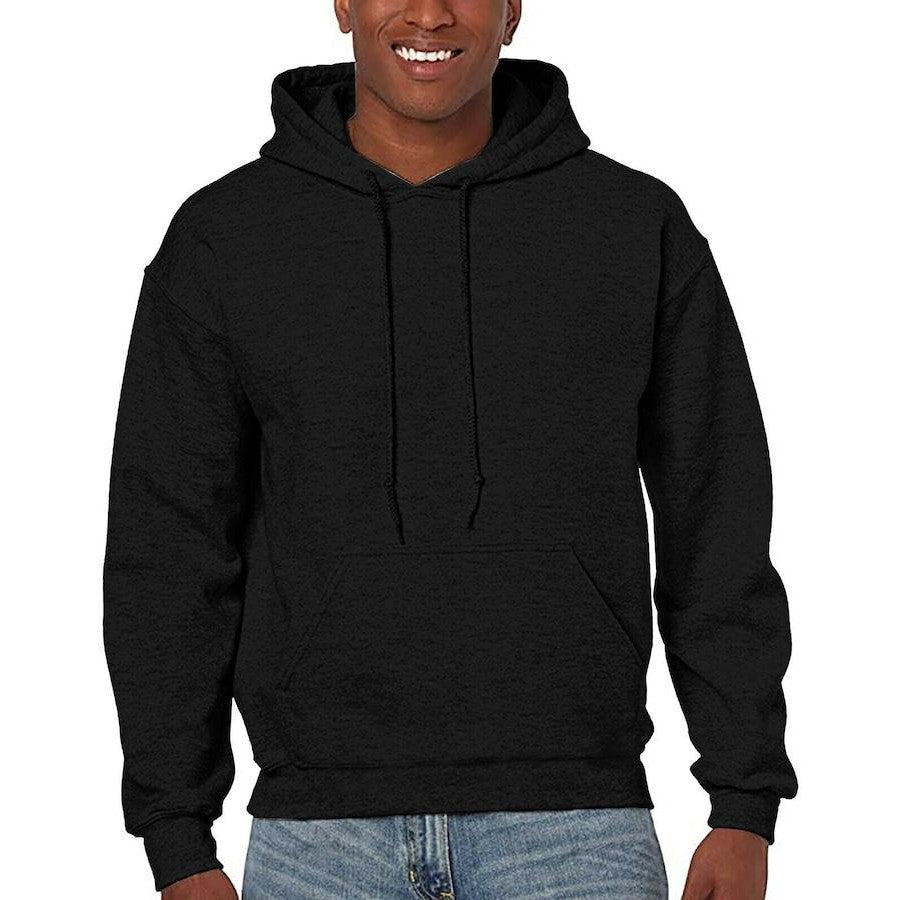 RYJ CLOTHING ARTICLE # 4241 Mens Hooded Sweatshirt Fleece Top Plain Hooded Jumper Pullover Hoodie