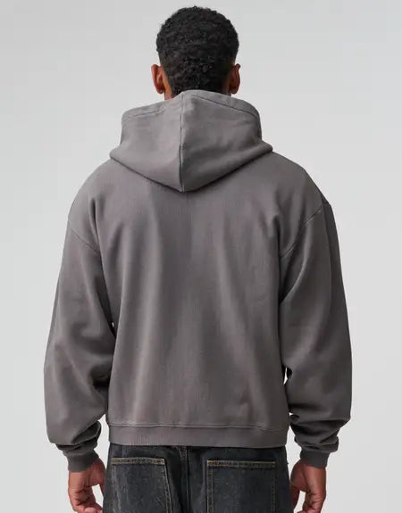 RYJ CLOTHING ARTICLE #4201 Essential Oversized Zip Up Hoodie