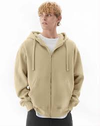 RYJ CLOTHING ARTICLE # 4264 Men Oversized Fit Zipper Hoodie